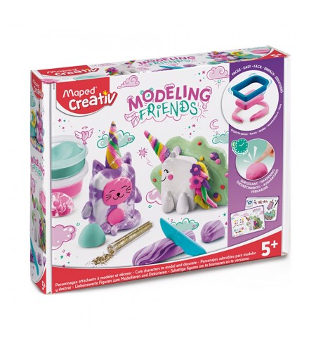 Conjunto Pasta Modelar Animais Mágicos