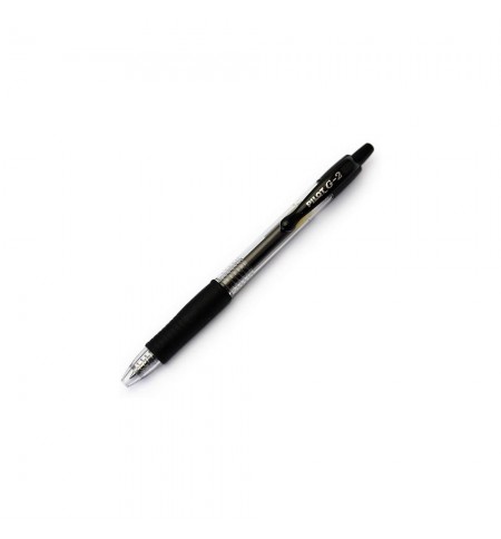 Esferográfica Gel Pilot G-2 Retrátil Preto 0,7mm 1un