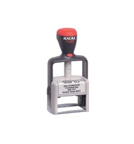 Carimbo 57x34mm Autotintavel Ideal Mod 7600