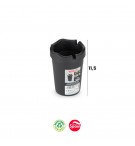 Cinzeiro Copo Antitabaco Preto