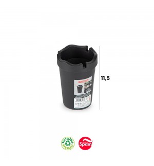 Cinzeiro Copo Antitabaco Preto