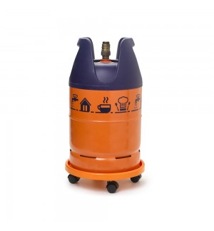 Suporte c/Rodas para Garrafa de Gás 1un