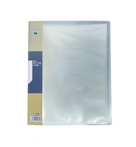 Pasta c/40 Bolsas 80 Páginas Catálogo A4 Transparente