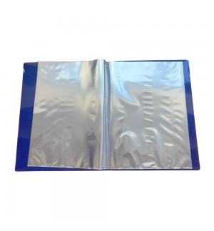 Pasta c/10 Bolsas 20 Páginas Catálogo Azul