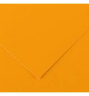 Cartolina 50x65cm Laranja Fluorescente 250g 25 Folhas Canson