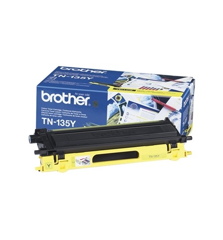 Toner Compatível Brother TN-135Y Amarelo 4000 Pág.