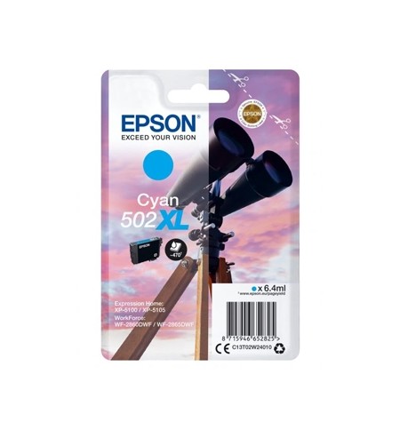 Tinteiro Epson 502XL Azul C13T02W24010 6,4ml