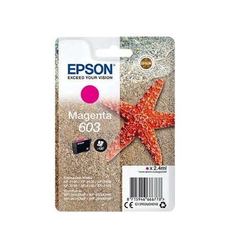 Tinteiro Epson 603 Magenta C13T03U34010 2,4ml