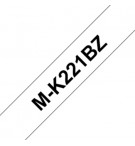 Fita Não Laminada 09mmx8mts Branco/Preto