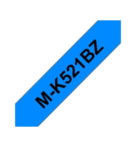 Fita Não Laminada 09mmx8mts Azul/Preto