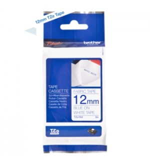 Fita Têxtil 12mmx3mts Branco/Azul