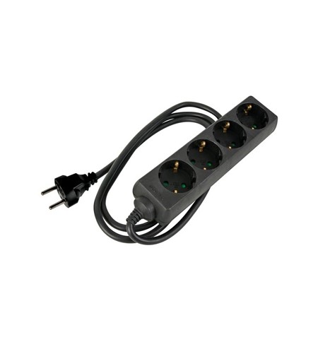 Bloco 4 Tomadas Cabo 5mts Manga Retrátil
