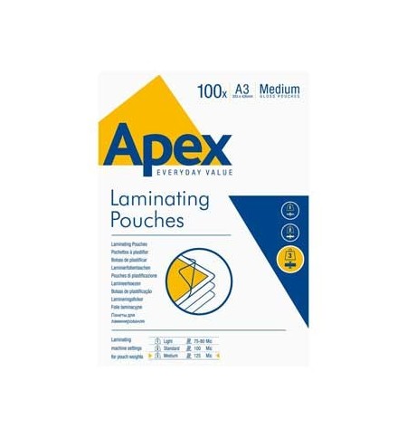 Bolsas de Plastificar A3 303x426mm 125mic 100un