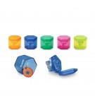 Afia Lápis 3 Bocas Plástico c/Depósito Giotto Sortido 1un