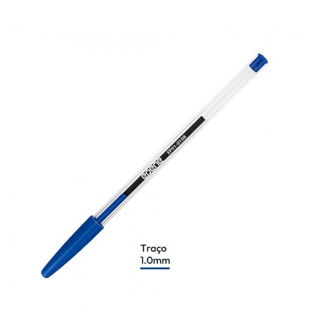 Esferográfica Epene EP01-0108 Ball Point Azul 1mm 1un