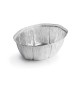 Embalagem Alimentar Alumínio 2400ml Oval c/Tampa 100un