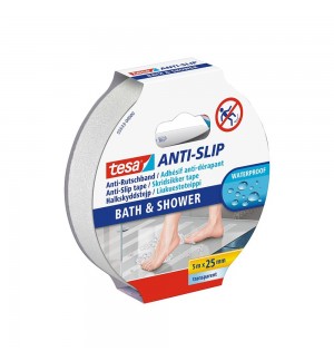 Fita Adesiva Antiderrapante 25mmx5m Tesa Banho Transparente