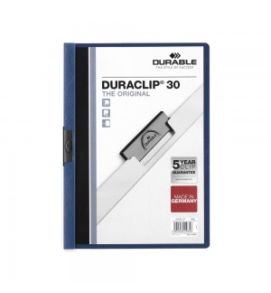 Classificador Clip Lateral Durable 2200 Azul Escuro