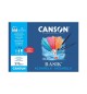 Papel Aguarela A3 370gr Canson Basik Minipack 6Fls