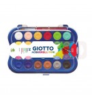 Conjunto Aguarelas 24 Cores 23mm + Pincel Giotto