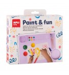 Tapete Lavável de Silicone para Pinturas Lilás