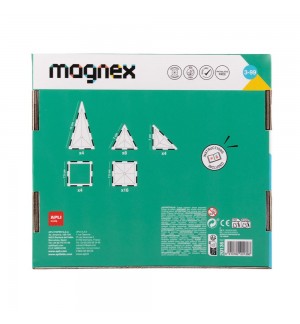 Jogo Blocos Magnéticos Magnex Apli 36 peças
