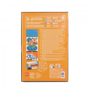 Jogo Educativo Magnético Vulcões 35 peças