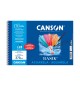 Bloco Aguarela A4+ 370gr Espiralado Canson Basik 10Fls