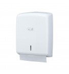 Dispensador Toalhas Mão Zig-Zag Branco