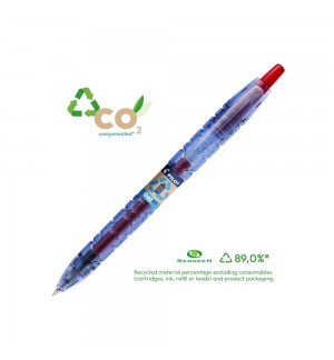 Esferográfica Gel Pilot B2P BG Retrátil Vermelho 0,7mm 1un