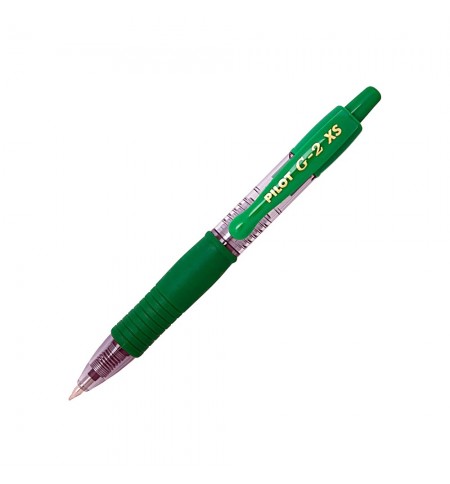 Esferográfica Gel Pilot G-2 Pixie Mini Retrátil Verde 0,7mm