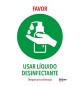 Sinaletica (Usar Liquido Desinfectante) Adesivo A4 2un
