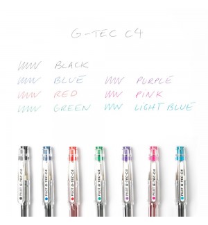 Esferográfica Gel Pilot G-TEC-C4 Verde 0,4mm 1un