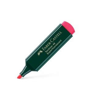 Marcador Fluorescente Faber Textliner 48 Vermelho 10un