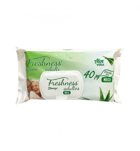 Papel Higiénico Húmido Biodegradável Adulto 40un