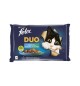Alimento Húmido para Gato Duo Felix Fantastic Peixe 4x85gr
