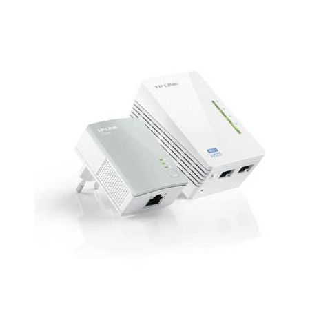 Kit 2 Adap PowerLine TP-Link 500Mbps c/Wir n 300Mbps