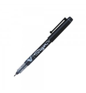 Marcador Médio Pilot V-Sign Pen 0,6mm Preto 1un