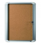 Vitrine 596x688mm de Exterior Oval Fundo Cortiça