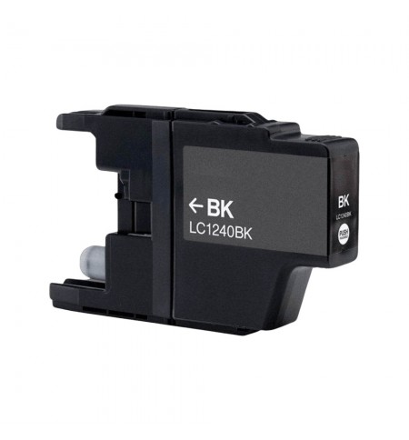 Tinteiro Compatível Brother LC1240BK Preto 600 Pág.