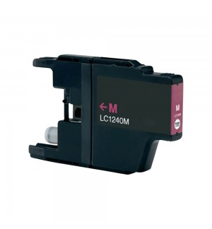 Tinteiro Compatível Brother LC1240M Magenta 600 Pág.