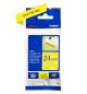 Fita Laminada SuperAdesiva 24mmx8mts Amarelo/Preto