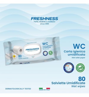 Papel Higiénico Húmido Biodegradável 80un