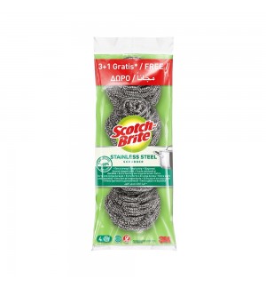 Esfregão Inox Scotch-Brite 3+1un