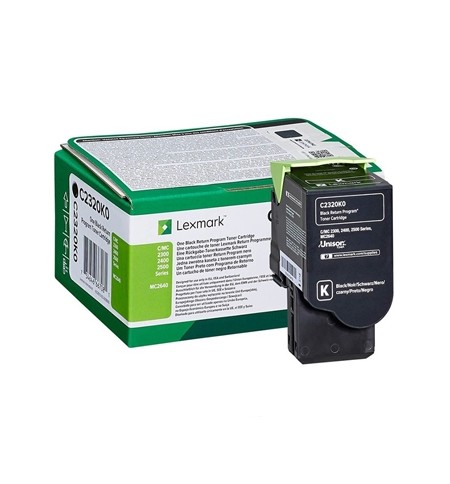 Toner LEXMARK Preto C2320K0 1000 Pág.