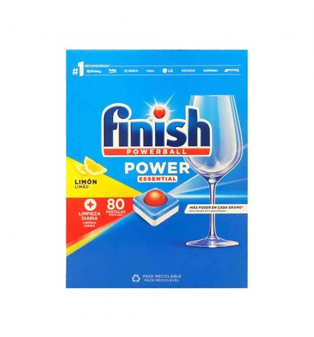 Detergente Máquina Loiça Pastilhas Finish Powerball 80un