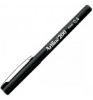 Marcador Fino Artline 200 0,4mm Preto 12un