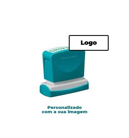 Carimbo 13x49mm Xstamper Quix Preto 1un., personalizado