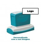 Carimbo 22x69mm Xstamper Quix Preto 1un., personalizado