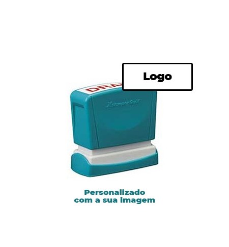 Carimbo 14x60mm Xstamper Quix Preto 1un., personalizado